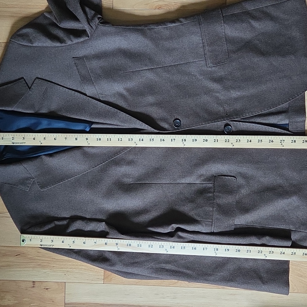Bonobos Italian Wool 42r Standard Fit Blazer Brown - Picture 4 of 8